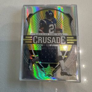 Black and Silver Holographic Trading Cards of ladainian tomlinson crusade mint